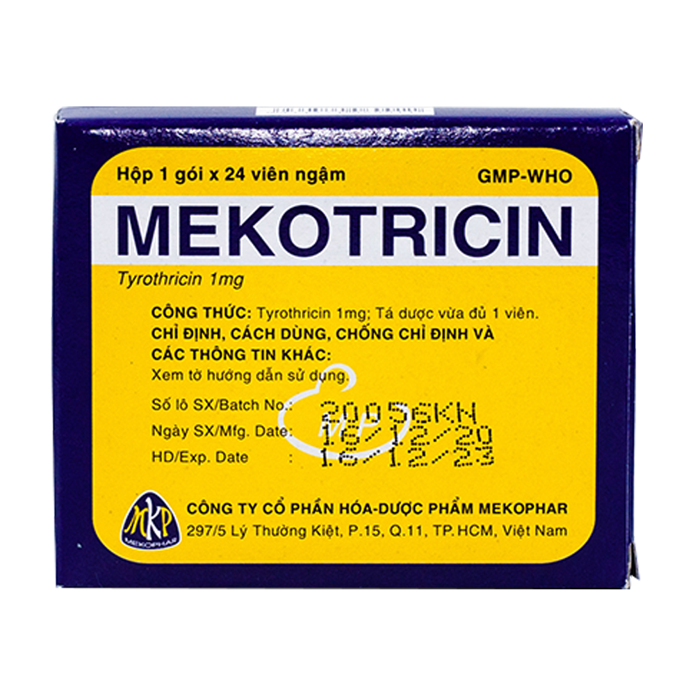 Viên ngậm mekotricin mekophar (h/24v)