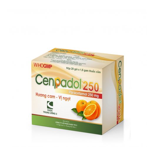 CENPADOL 250 TW3 CetecoUS (Hộp 20 gói x 1,5 g)