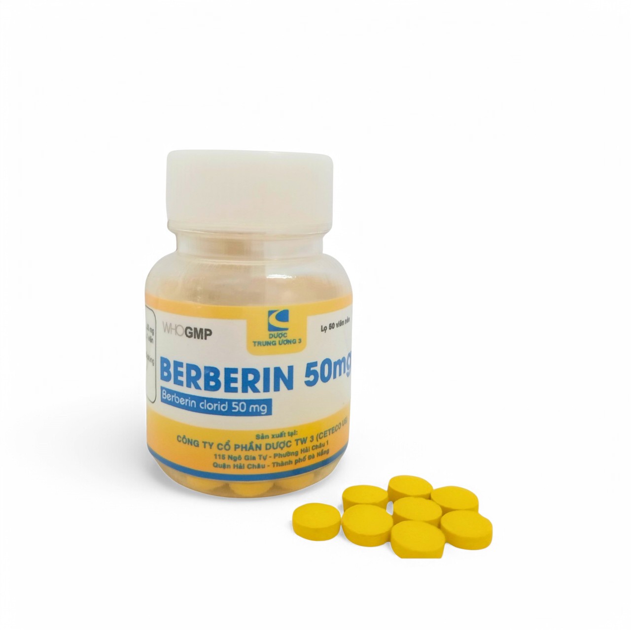 BERBERIN 50mg TW3 CetecoUS (Lọ/50v)
