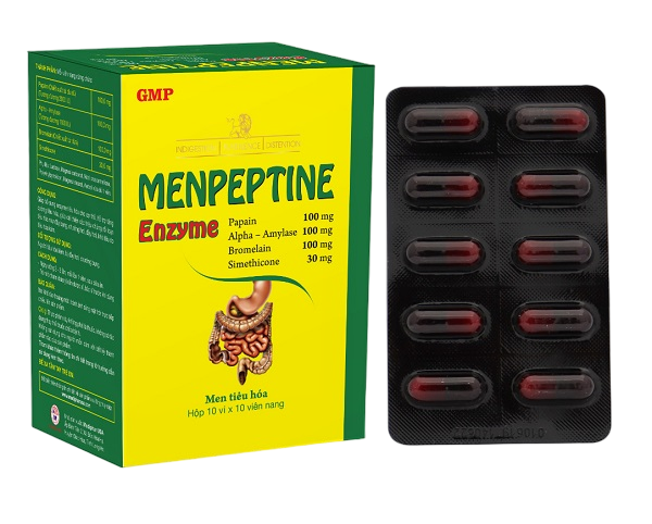 Menpeptin Enzyme Mediphar (H/100v)