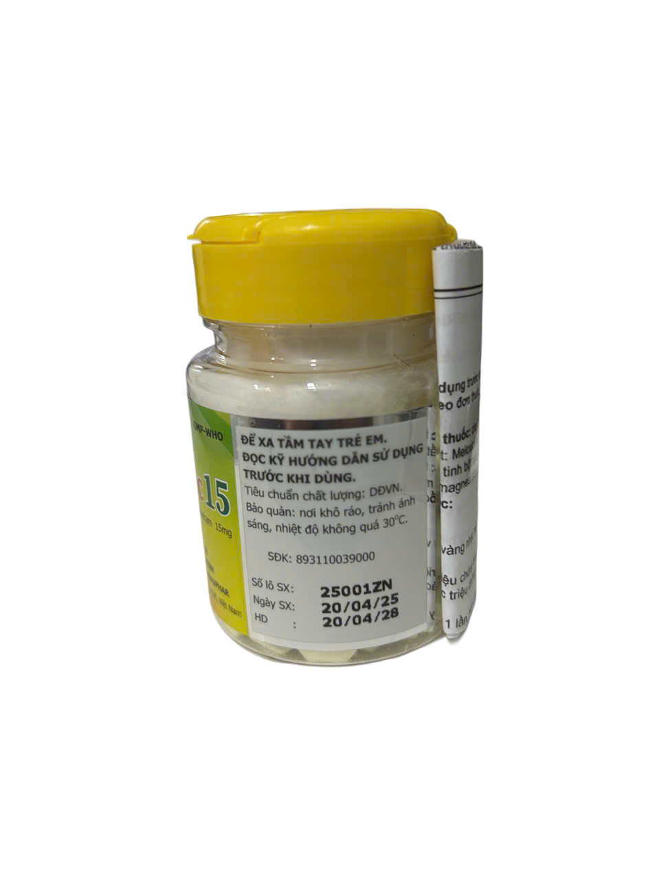 ARTHROBIC 15 Meloxicam 15mg Mekophar (C/100v)