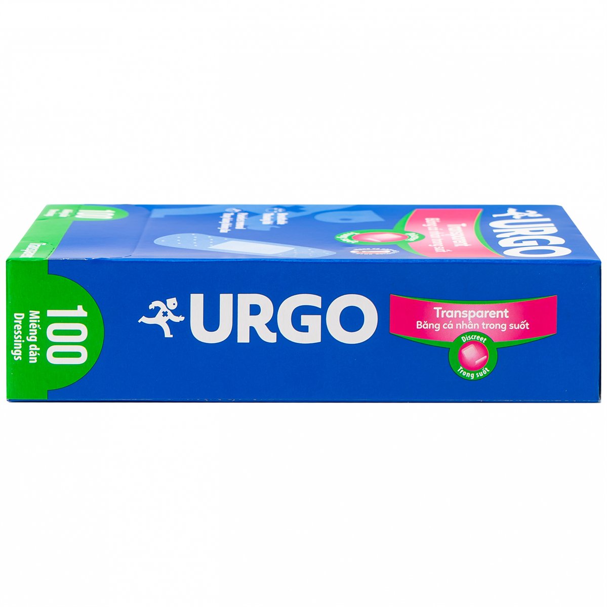 Băng cá nhân trong suốt urgo transparent (h/100m)