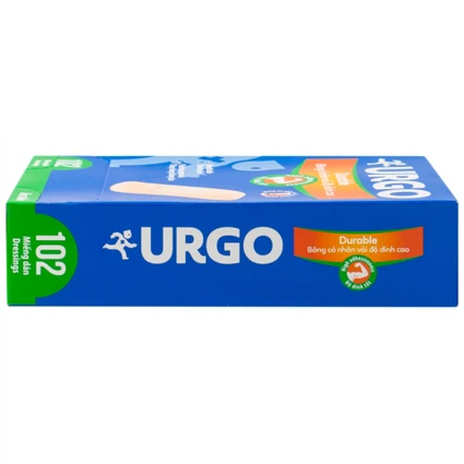 Băng cá nhân vải độ dính cao Urgo Durable (h/102m)