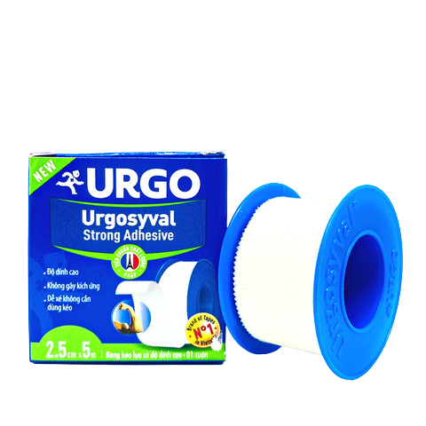 Băng keo cuộn lụa urgo 2.5cmx5m (cuộn)