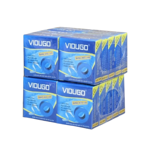 Băng keo lụa vidugo 1.25cmx4m (lốc/12c)