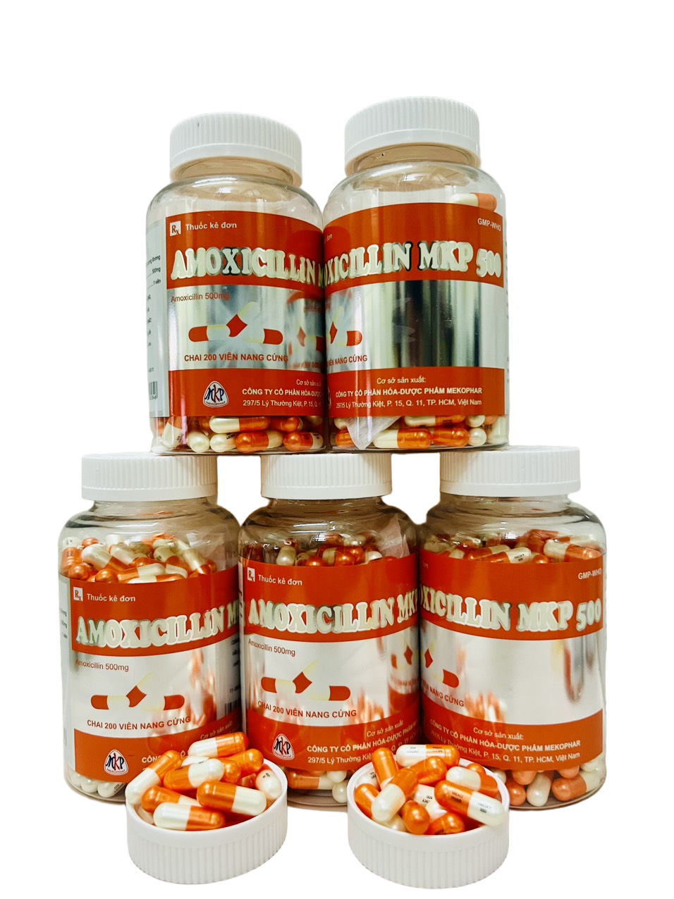 AMOXICILLIN 500 Amoxicillin 500mg Mekophar (C/200v)