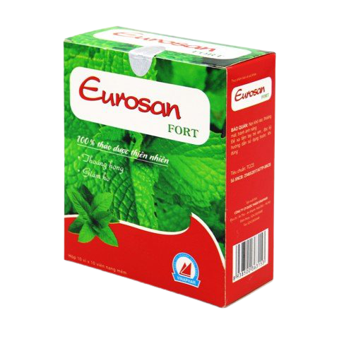 Eurosan fort vinaphar (hộp/100 viên nang)