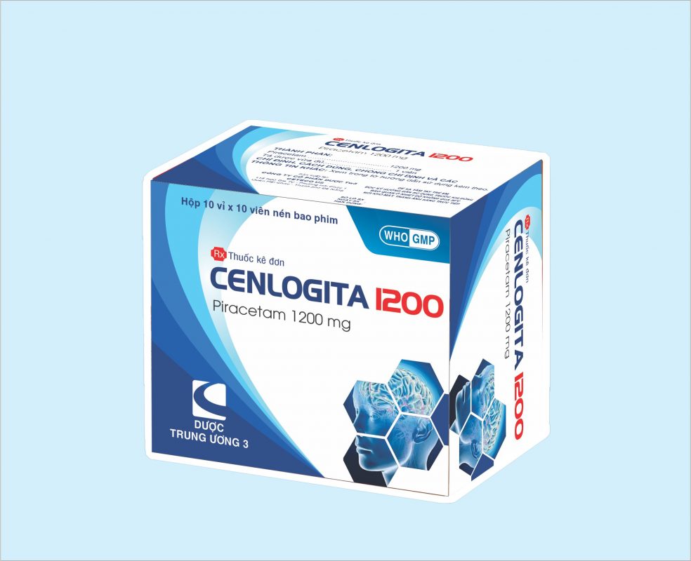 CENLOGITA 1200 Piracetam Tw3 cetecoUS (Hộp/100v)