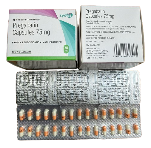 PREGABALIN 75mg Zydus (h/100v)