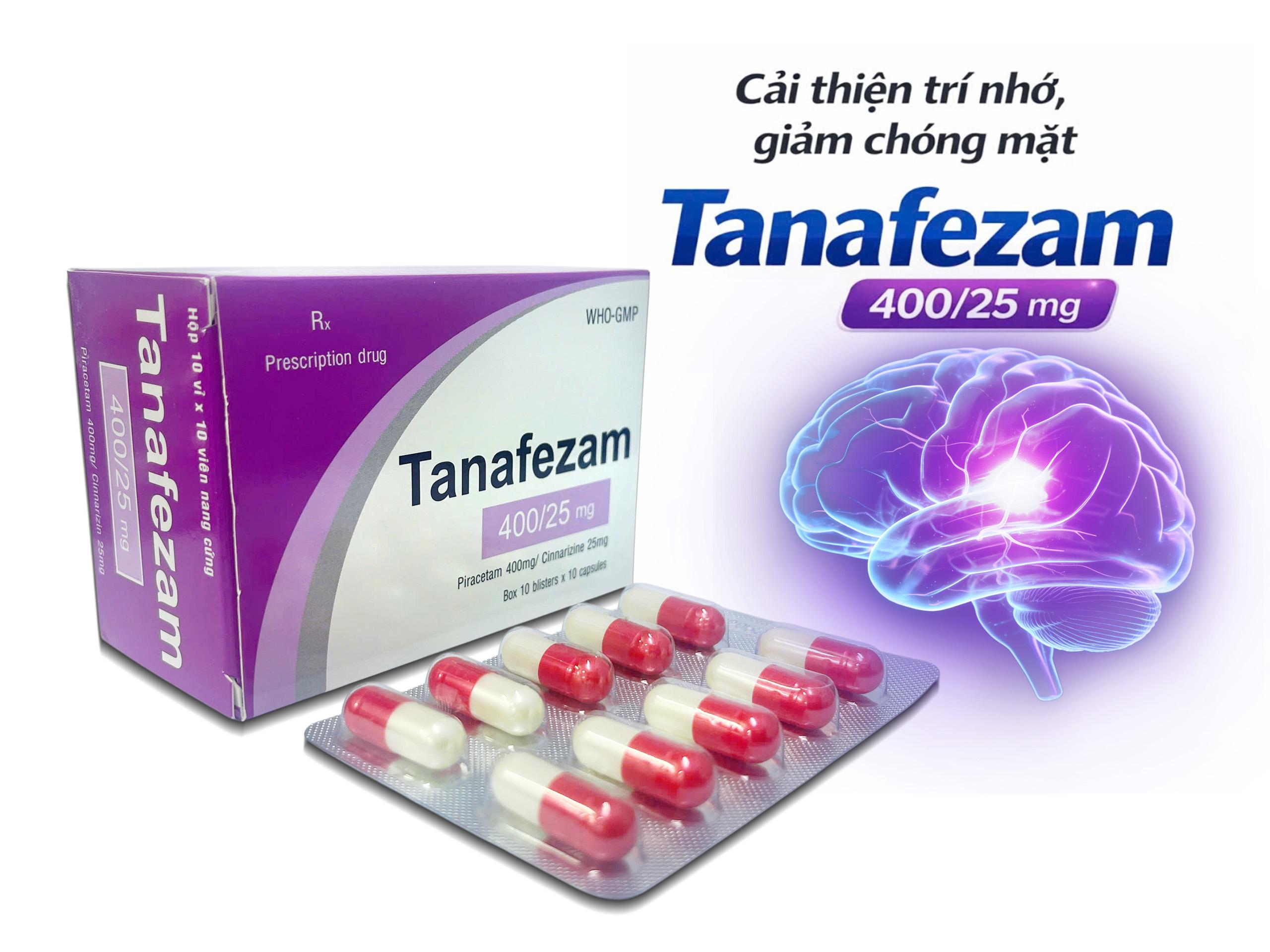 TANAFEZAM 400/25mg Thành Nam( Nang, H/100v)