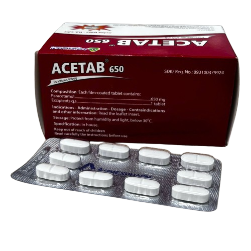 ACETAB 650 paracetamol 650mg agimexpharm (h/100v)