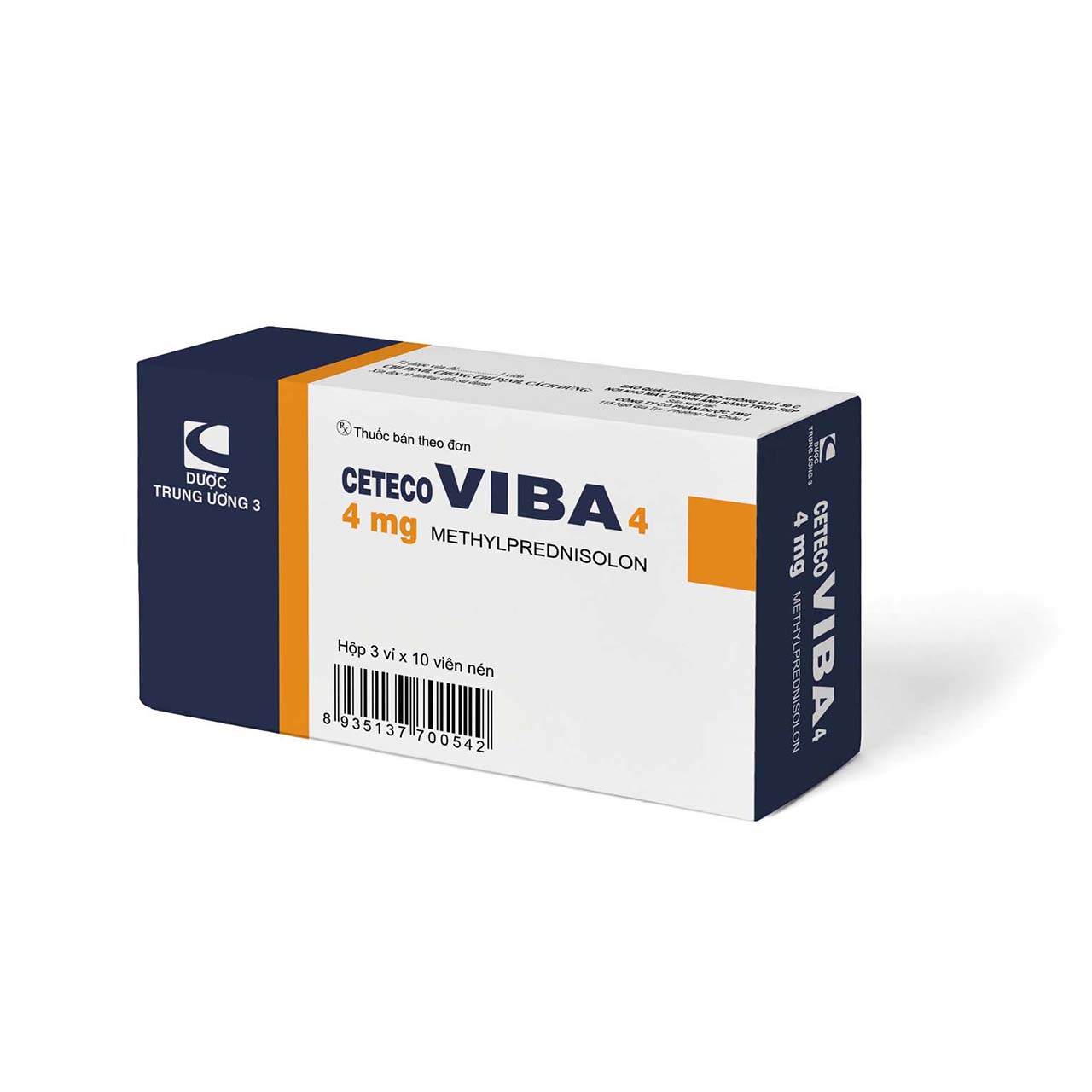 CETECO VIBA 4 Methylprednisolon TW3 CetecoUS (Hộp 100v)