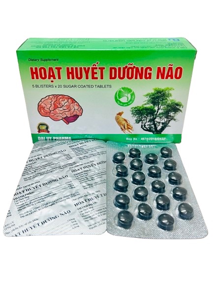 Hoạt huyết dưỡng não bao đường đại uy (h/100v)