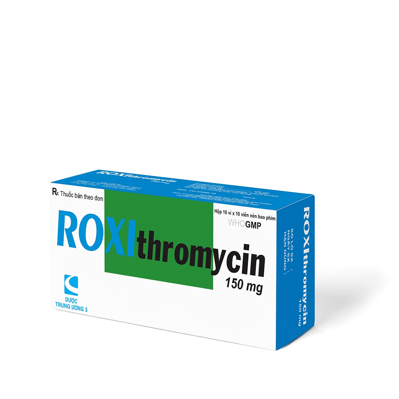 ROXITHROMYCIN 150MG TW3 CetecoUS (Hộp 100v)