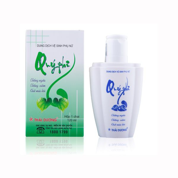 Dung dịch vệ sinh phụ nữ Quý phi Xanh Sao Thái Dương (C/120ml)