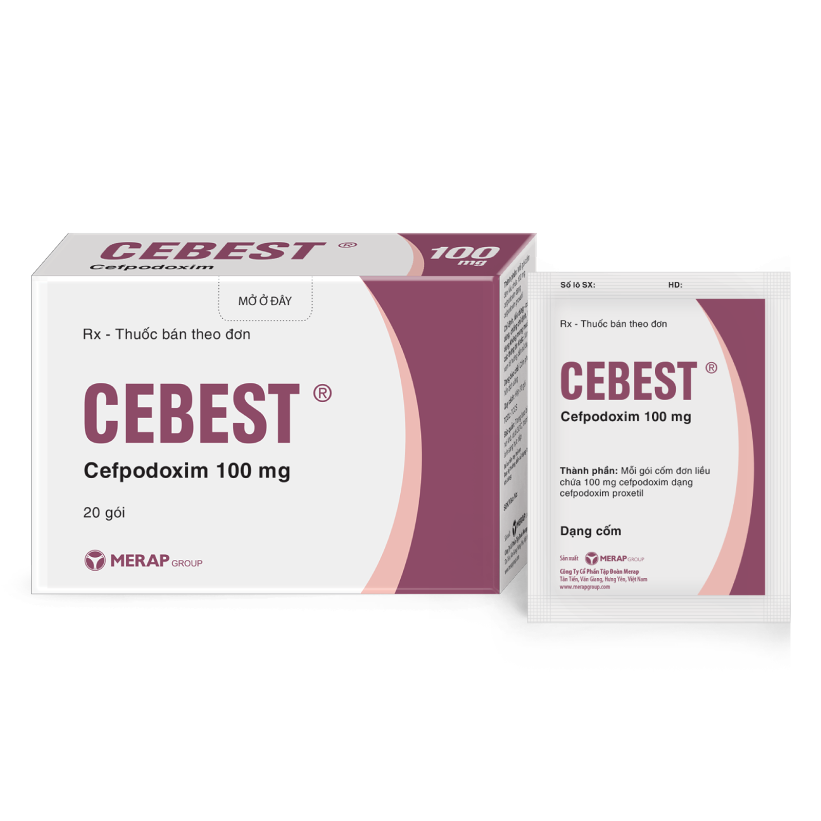 CEBEST CEFPODOXIM 100mg merap (h/20g)