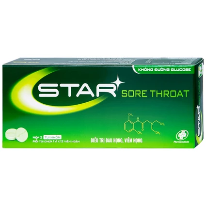 STAR SORE THROAT ngậm ho Opv (h/24v)