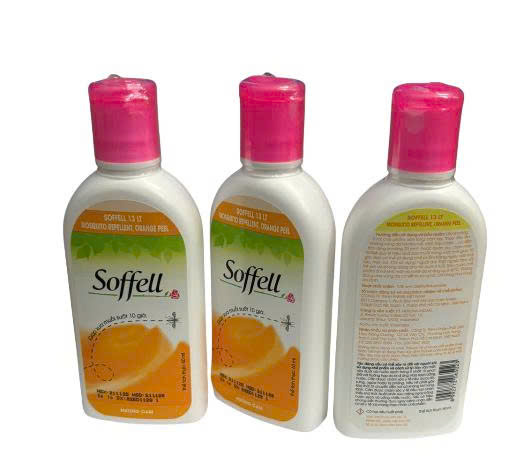 KEM XUA MUỖI SOFFELL hương cam (chai 60ml) 