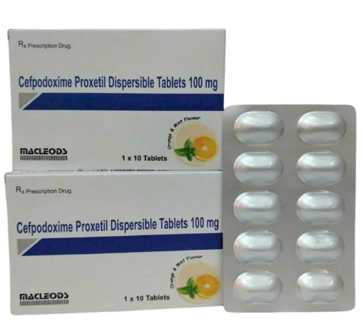 CEFPODOXIME Proxetil Dispersible tablets 100mg macleods (h/10v)
