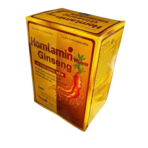HOMLAMIN GÍNENG Hỗ trợ ăn ngủ ngon Viphar (H/60v)