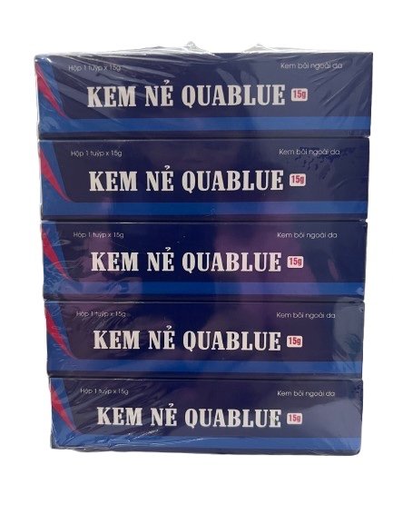 KEM NẺ QUABLUE Quang Xanh ( xanh) Lốc/10T/15gr)