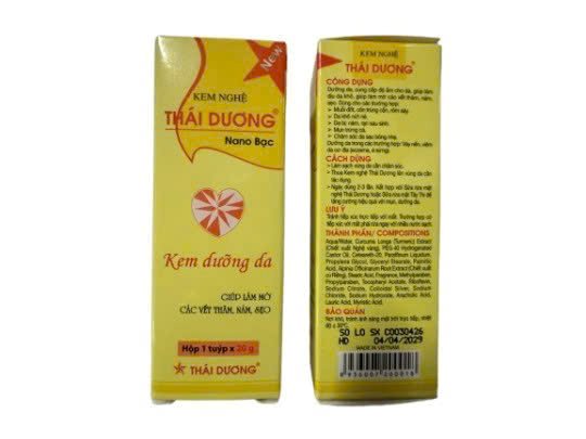 Kem nghệ & vitamin thái dương (tuýp/20gr)