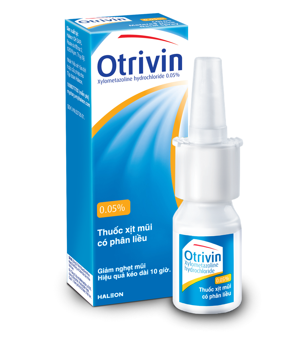 Otrivin 0.05% nasal spray (chai/10ml)