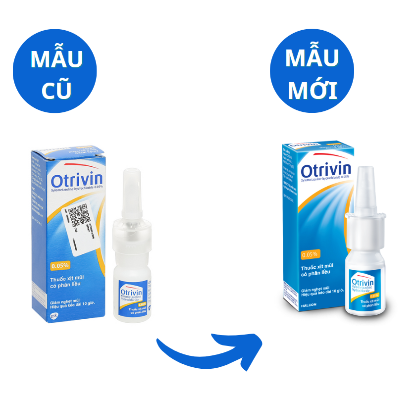 Otrivin 0.05% nasal spray (chai/10ml)