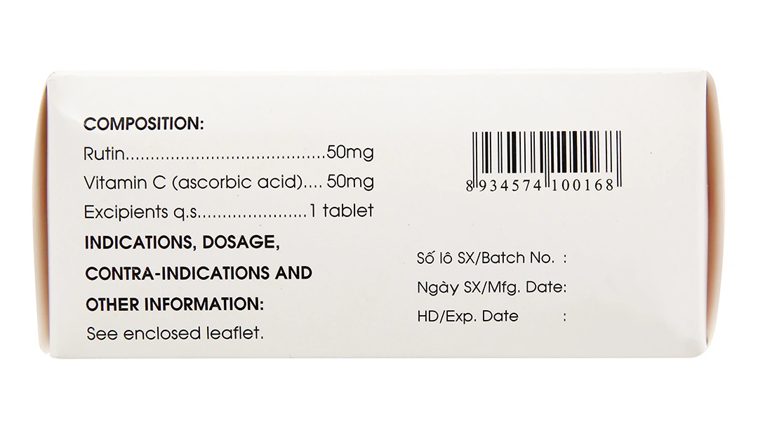 Rutin Vitamin C Mekophar (h/100v)