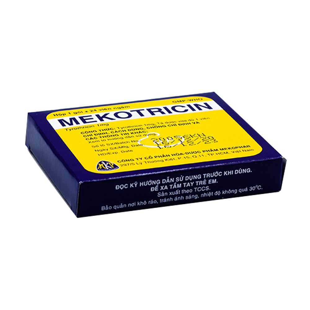 Viên ngậm mekotricin mekophar (h/24v)