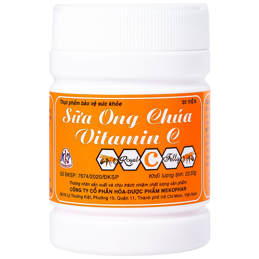 Viên ngậm sữa ong chúa vitamin c mekophar (H/24C/30V)