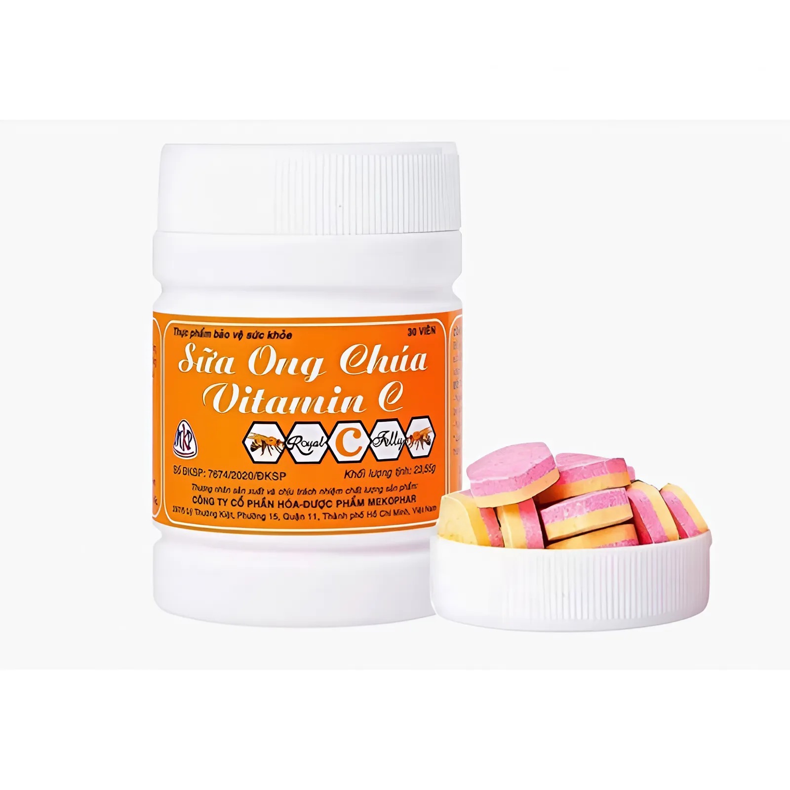 Viên ngậm sữa ong chúa vitamin c mekophar (H/24C/30V)