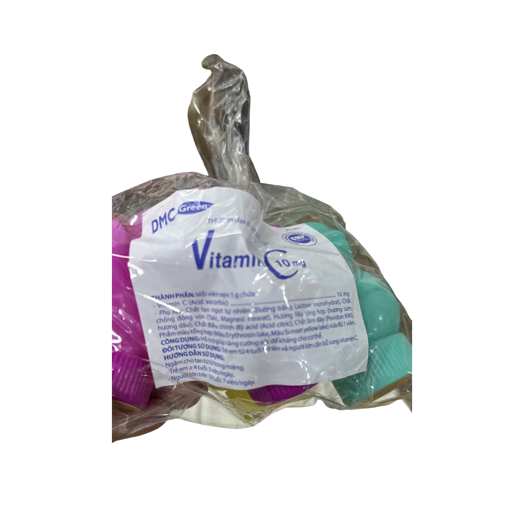 VITAMIN C 10mg hình Kẹo Vịt Domesco (Bịch/4c/12v)